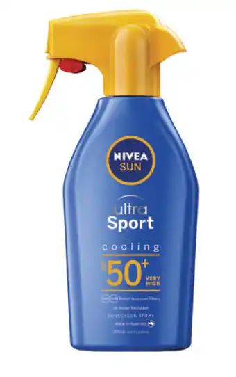 Nivea sun protect and ultra sport spray spf50+ 300ml