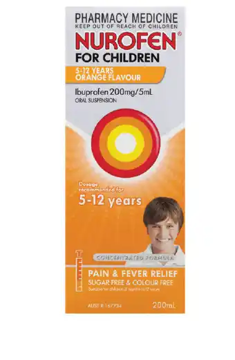Good Price Pharmacy Nurofen for children 5-12 years 200ml - orange offer