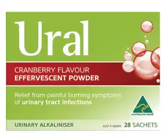 Ural effervescent powder 28 sachets