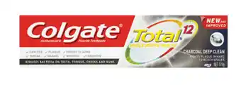 Good Price Pharmacy Colgate toothpaste total + charcoal 200g offer