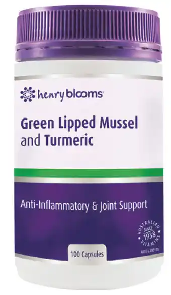 Good Price Pharmacy Henry blooms green lipped mussel & turmeric with biop 100 capsules offer