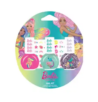 Good Price Pharmacy Barbie fantasy mermaid nail kit 3 piece gift set offer