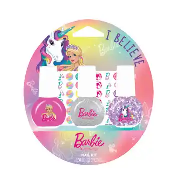 Good Price Pharmacy Barbie fantasy unicorn nail kit 3 piece gift set offer