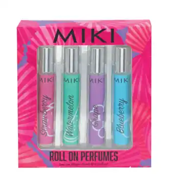 Good Price Pharmacy Miki roll on perfumes 4 piece gift set offer