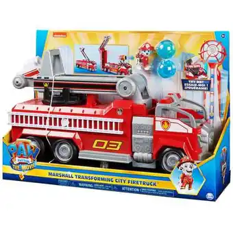Kmart Paw patrol marshalls fire truck offer
