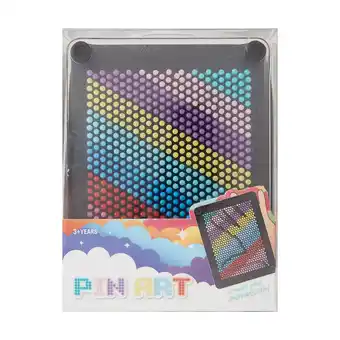 Kmart Rainbow pin art offer