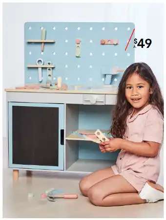 Kmart Wooden tool bench offer