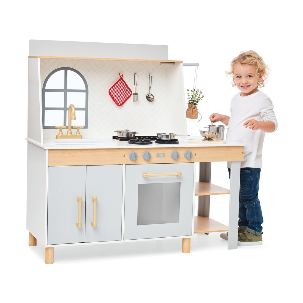 Wooden deluxe kitchen offer at Kmart