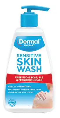 Dermal therapy sensitive skin wash 1 litre