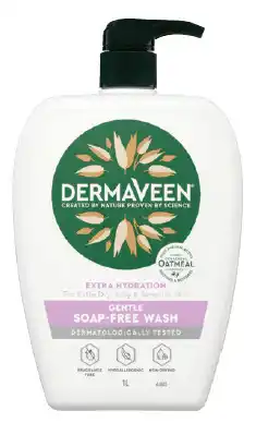 Dermaveen gentle soap-free wash 1l