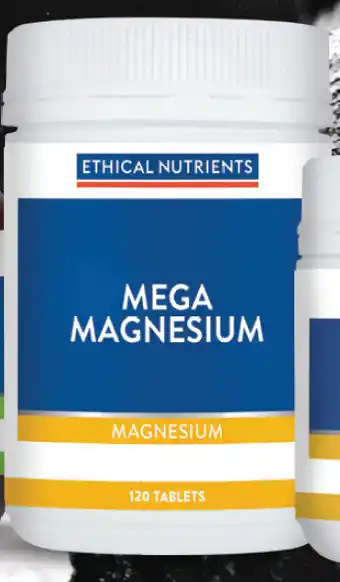 Ethical nutrients mega magnesium 120 tablets