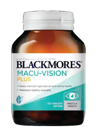 Star Discount Chemist Blackmores macu-vision plus 120 tablets offer