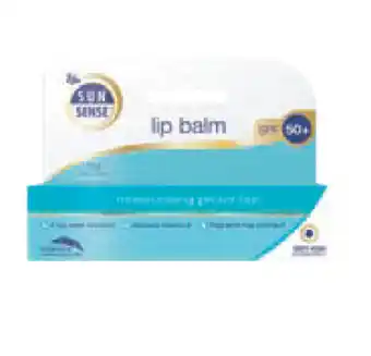 Star Discount Chemist Ego sunsense lip balm 50+ 15g offer