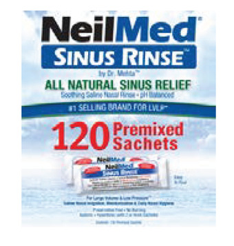 Neilmed sinus rinse 120 premixed sachets
