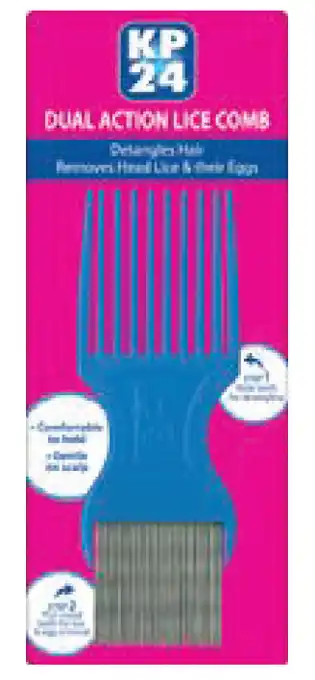 Kp24 dual action lice comb