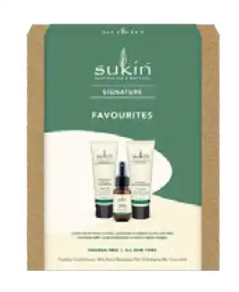 Sukin signature favourites trio gift pack