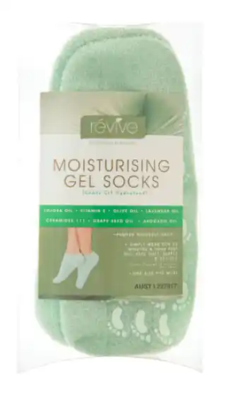 Ramsay Pharmacy Revive moisturising gel socks offer