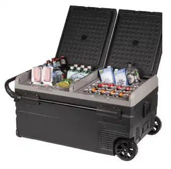 Road Tech Marine Brass monkey low profile dual zone portable fridge/ freezer - 75l 106 cans offer