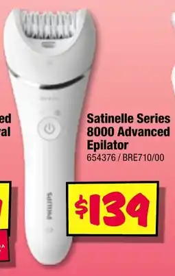 JB Hi-Fi Satinelle Series 8000 Advanced Epilator offer