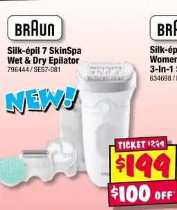 JB Hi-Fi Silk-épil 7 SkinSpa Wet & Dry Epilator offer