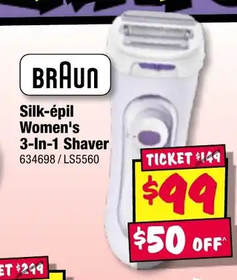 JB Hi-Fi Silk-épil Women's 3-In-1 Shaver offer
