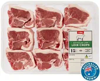 Coles Coles Australian Lamb Loin Chops offer