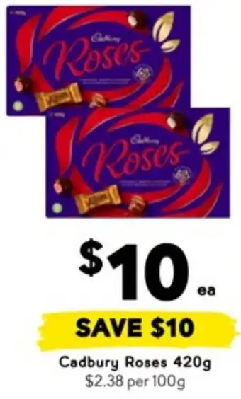 Drakes Cadbury Roses offer