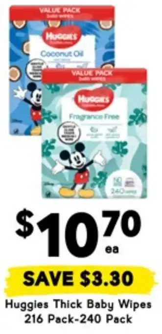 Drakes Huggies Thick Baby Wipes offer