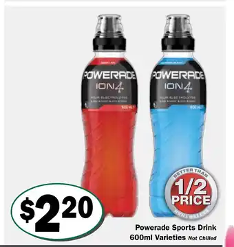 Friendly Grocer Powerade Sports Drink offer