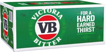 Coles Victoria Bitter Bottles 24x375mL offer