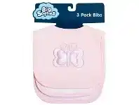 Baby Bunting Big Softies Bib Applique Butterfly Pink - 3pk offer