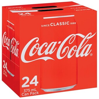 IGA Coca-Cola, Sprite or Fanta 24x375mL Selected Varieties offer