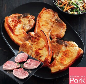 IGA Australian Pork Midloin Chops offer
