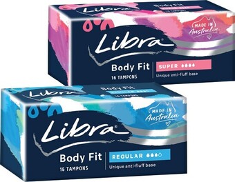 IGA Libra Regular or Super Tampons 16 Pack offer