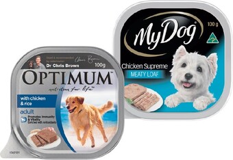 IGA My Dog or Optimum Wet Dog Food 85-100g Selected Varieties offer
