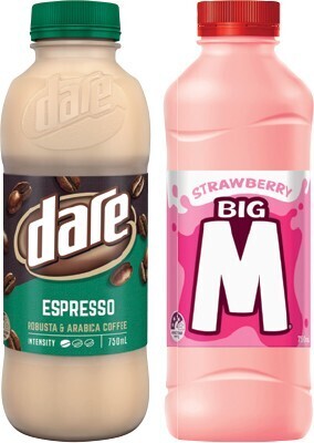 IGA Dare Iced Coffee or Big M Flavoured Milk 750mL Selected Varieties offer