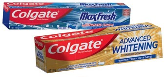 IGA Colgate Advanced Whitening or MaxFresh Toothpaste 110-120g Selected Varieties offer