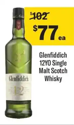 12YO Single Malt Scotch