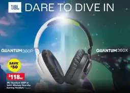 Harvey Norman JBL Quantum 360P or 360X Wireless Over-Ear Gaming Headset offer