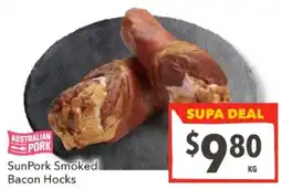 Supa Valu SunPork Smoked Bacon Hocks offer