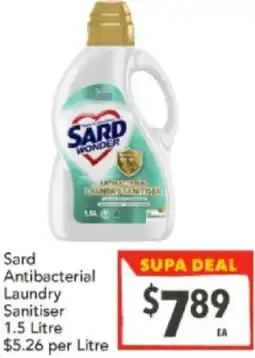 Supa Valu Sard Antibacterial Laundry Sanitiser offer