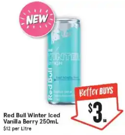 Red Bull Winter Iced Vanilla Berry