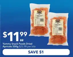 Ritchies Snack Foods Dried Apricots offer