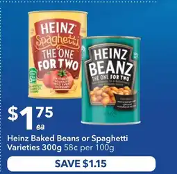 Ritchies Baked Beans or Spaghetti Varieties offer