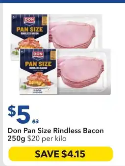 Ritchies Pan Size Rindless Bacon offer