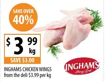 Supabarn Inghams chicken wings offer