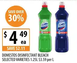 Supabarn Disinfectant bleach offer