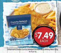 Spudshed Crunchy Battered Southern Blue Whiting Fillets offer