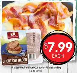 Spudshed KR Castlemaine Short Cut Bacon Rindless offer