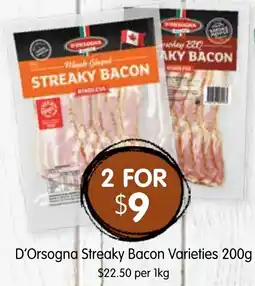 Spudshed Streaky Bacon offer